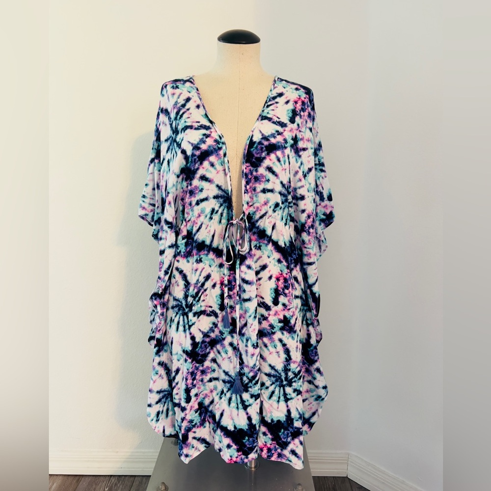 Jessica Simpson women’s Dream State cover up in Blue Multi